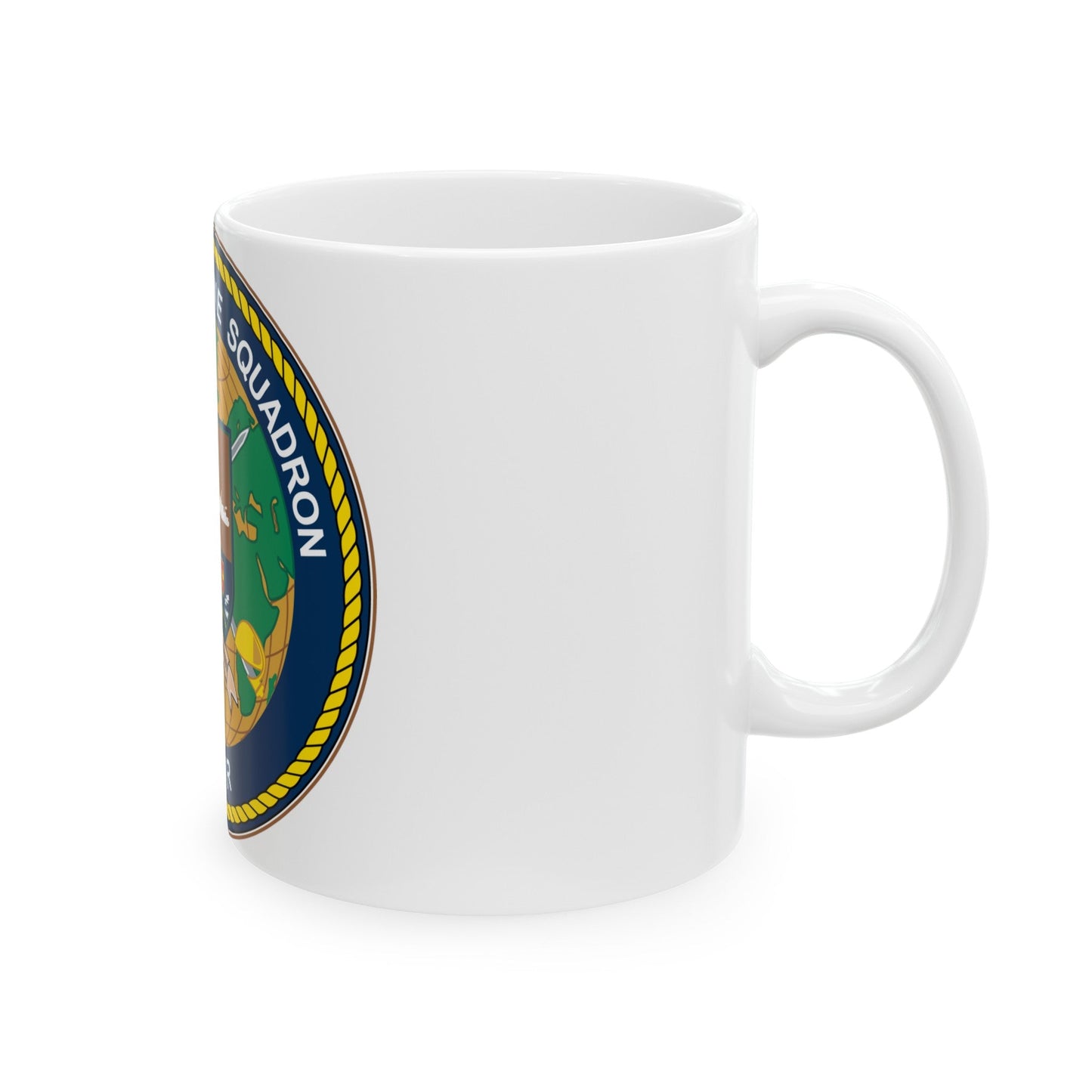 Coastal Riverine Sq 4 (U.S. Navy) White Coffee Mug-The Sticker Space