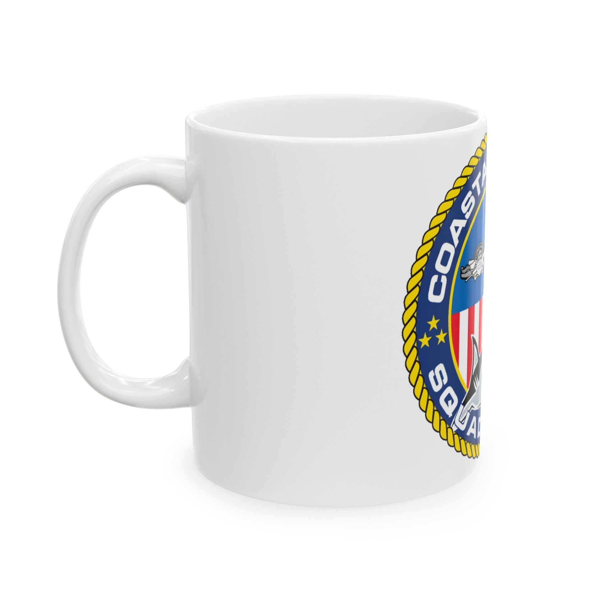 Coastal Riverine Squadron 10 (U.S. Navy) White Coffee Mug-The Sticker Space