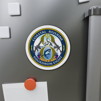 Coastal Riverine Squadron 8 (U.S. Navy) Die-Cut Magnet-The Sticker Space