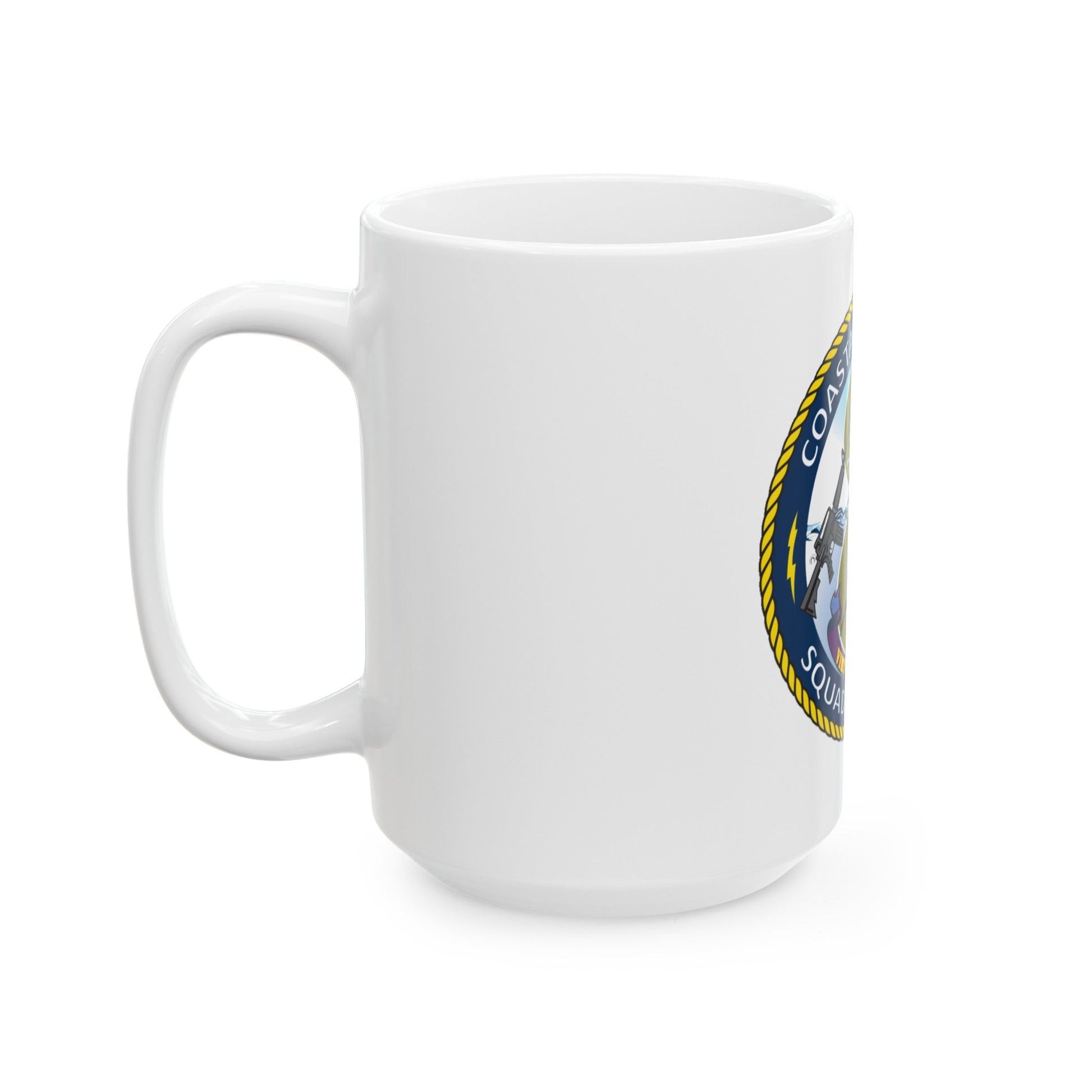 Coastal Riverine Squadron 8 (U.S. Navy) White Coffee Mug-The Sticker Space