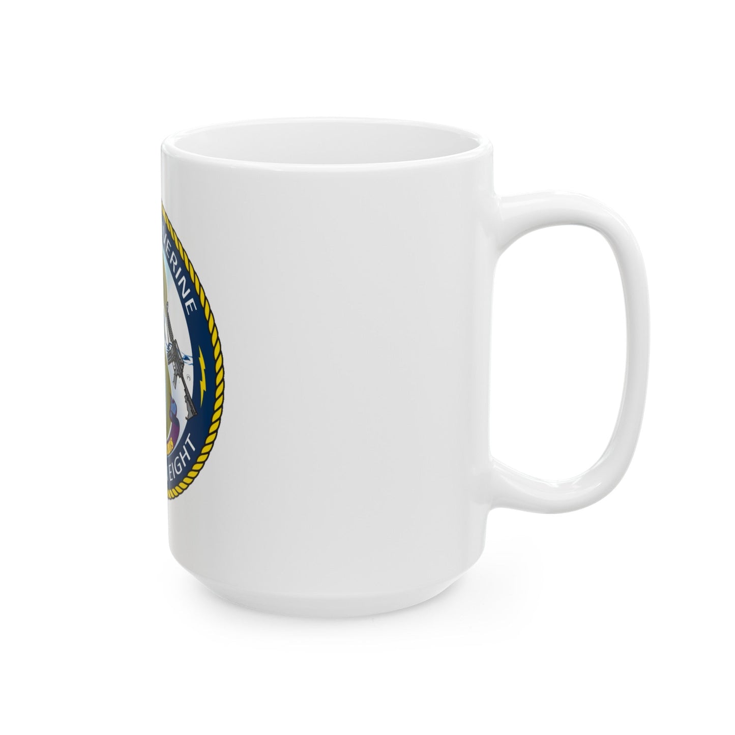 Coastal Riverine Squadron 8 (U.S. Navy) White Coffee Mug-The Sticker Space