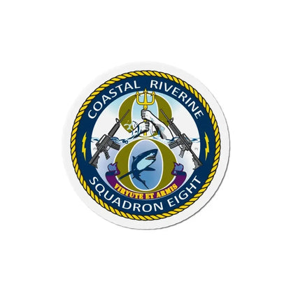 Coastal Riverine Squadron 8 (U.S. Navy) Refrigerator Magnet - The Sticker Space
