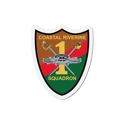Coastal Riverine Squadron ONE (U.S. Navy) Refrigerator Magnet 3 Inch - The Sticker Space