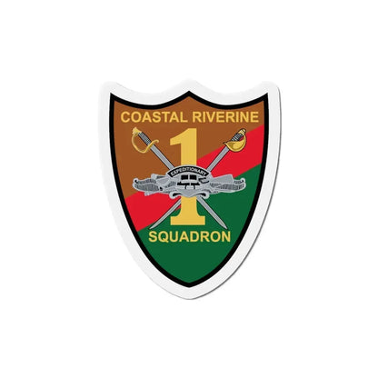 Coastal Riverine Squadron ONE (U.S. Navy) Refrigerator Magnet 5 Inch - The Sticker Space