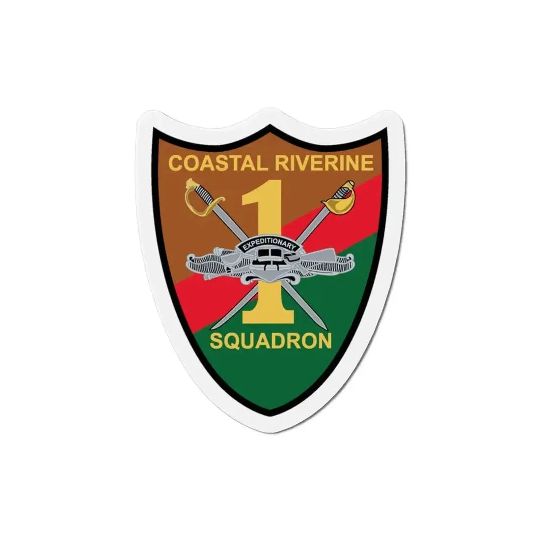 Coastal Riverine Squadron ONE (U.S. Navy) Refrigerator Magnet - The Sticker Space