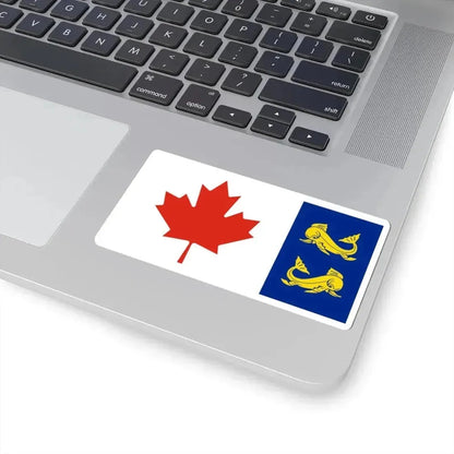 Coastguard Flag of Canada (Canada) STICKER Vinyl Kiss-Cut Decal - The Sticker Space