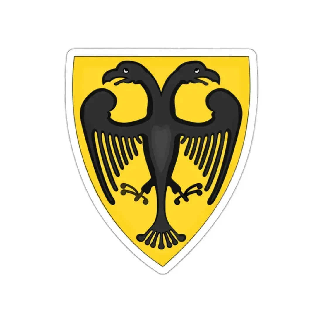 Coat and Shield of Arms of Otto IV, Holy Roman Emperor STICKER Vinyl Die-Cut Decal 2 Inch - The Sticker Space