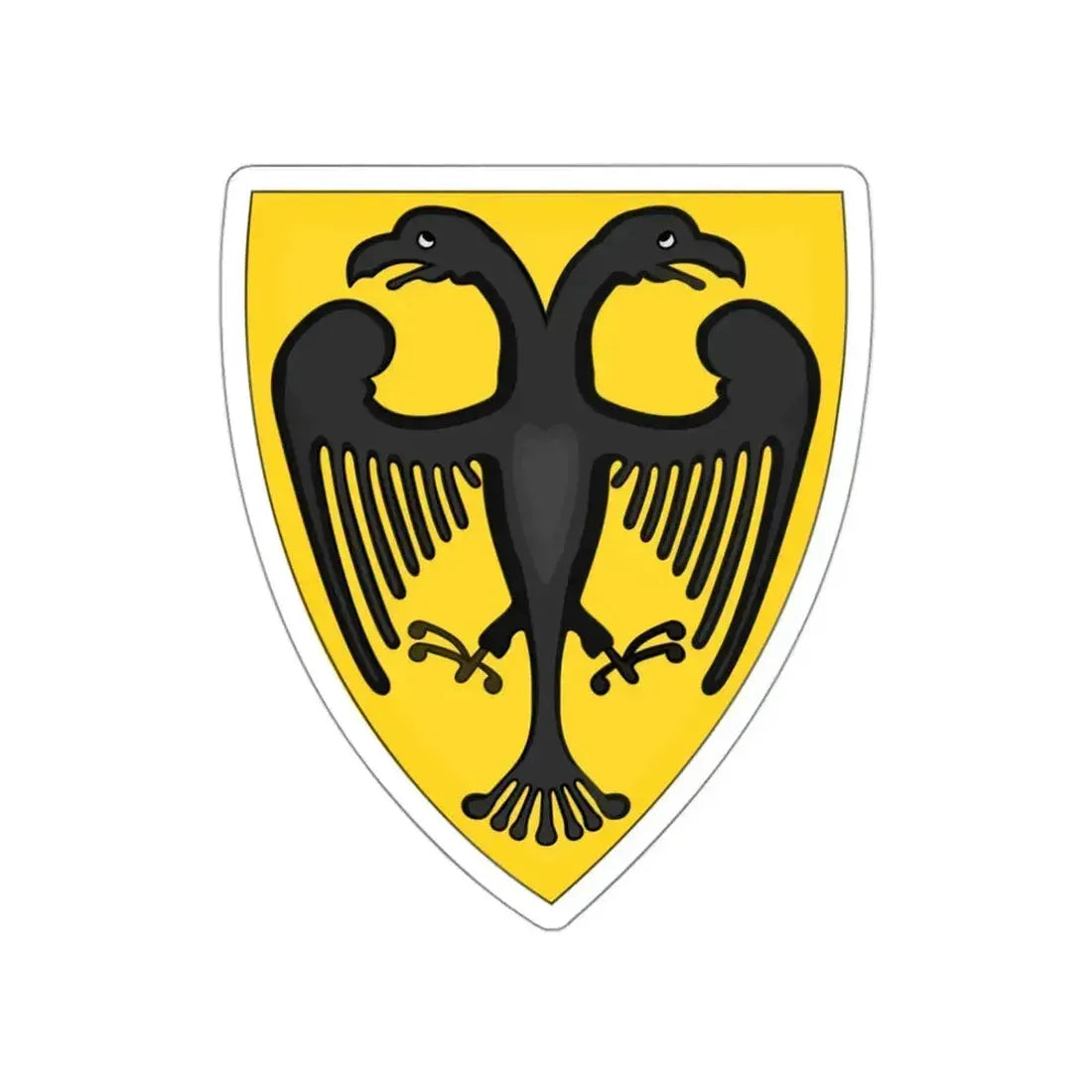 Coat and Shield of Arms of Otto IV, Holy Roman Emperor STICKER Vinyl Die-Cut Decal 3 Inch - The Sticker Space