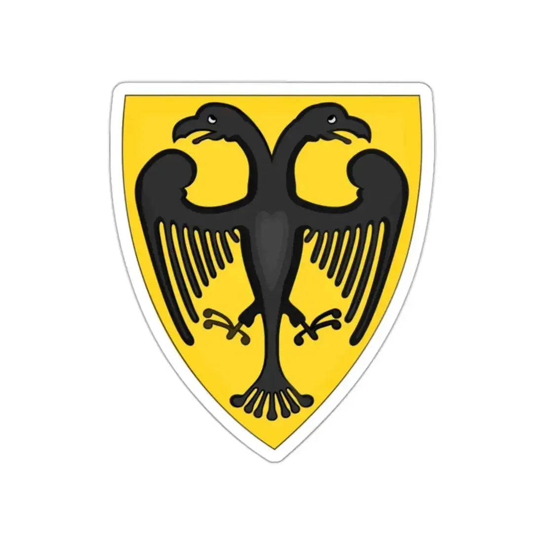 Coat and Shield of Arms of Otto IV, Holy Roman Emperor STICKER Vinyl Die-Cut Decal - The Sticker Space