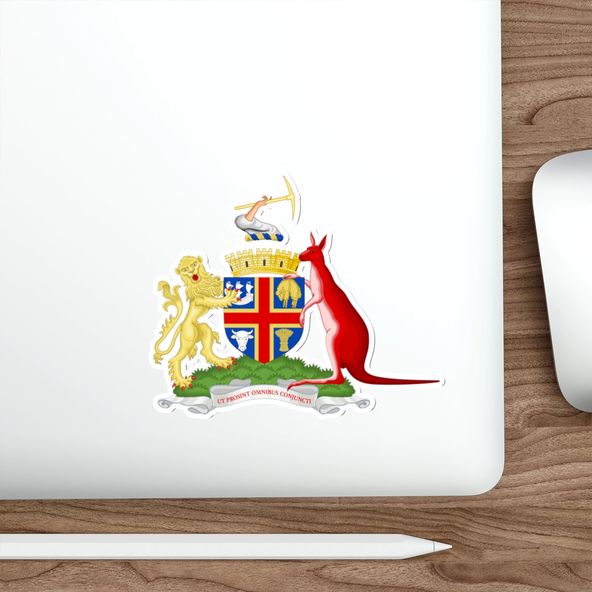 Coat of Arms Adelaida Australia STICKER Vinyl Die-Cut Decal-The Sticker Space