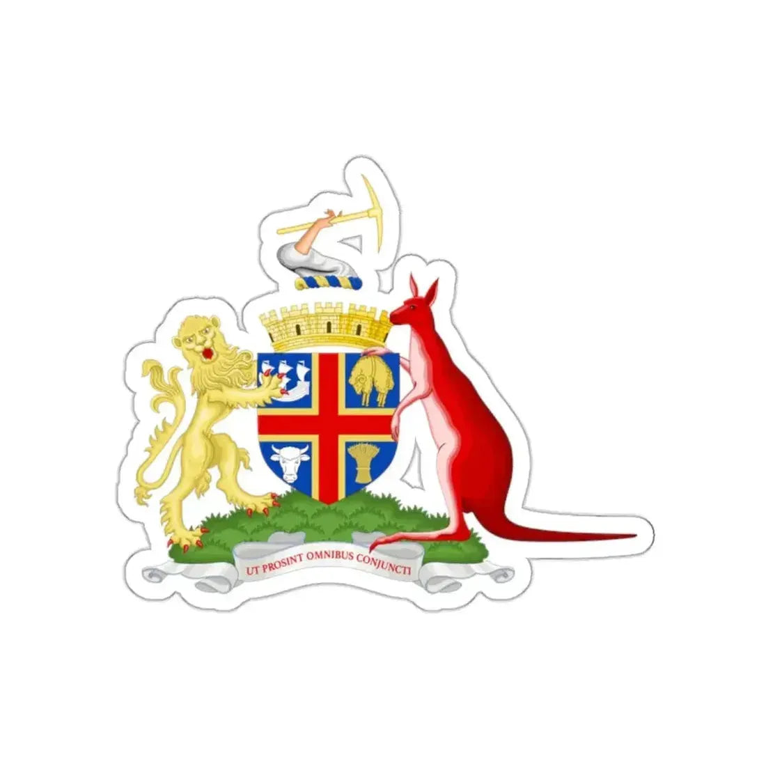 Coat of Arms Adelaida Australia STICKER Vinyl Die-Cut Decal - The Sticker Space