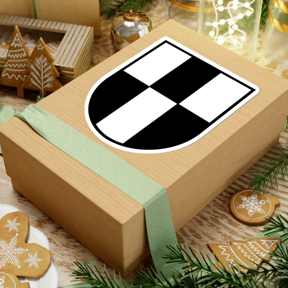 Coat of arms Aistersheim (Austria) (Coat of Arms) STICKER Vinyl Kiss-Cut Decal - The Sticker Space