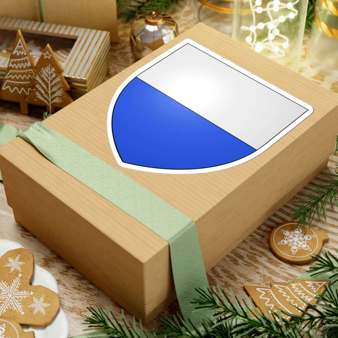 Coat of arms Azzoni Avogadro (Italy) (Coat of Arms) STICKER Vinyl Kiss-Cut Decal - The Sticker Space