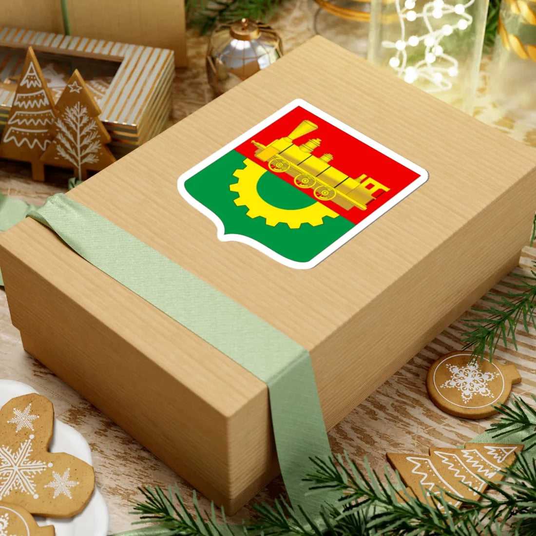 Coat of arms Baranavičy (Belarus) (Coat of Arms) STICKER Vinyl Kiss-Cut Decal - The Sticker Space