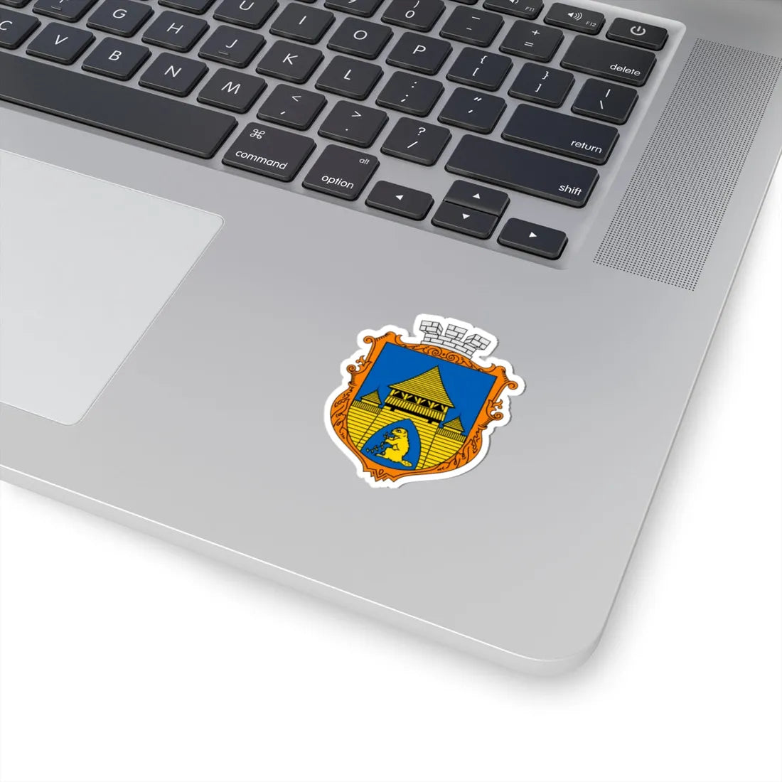 Coat of arms Bibrka (Ukraine) (Coat of Arms) STICKER Vinyl Kiss-Cut Decal - The Sticker Space
