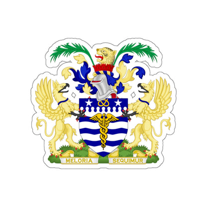 Coat of Arms Brisbane Australia STICKER Vinyl Die-Cut Decal-White-The Sticker Space