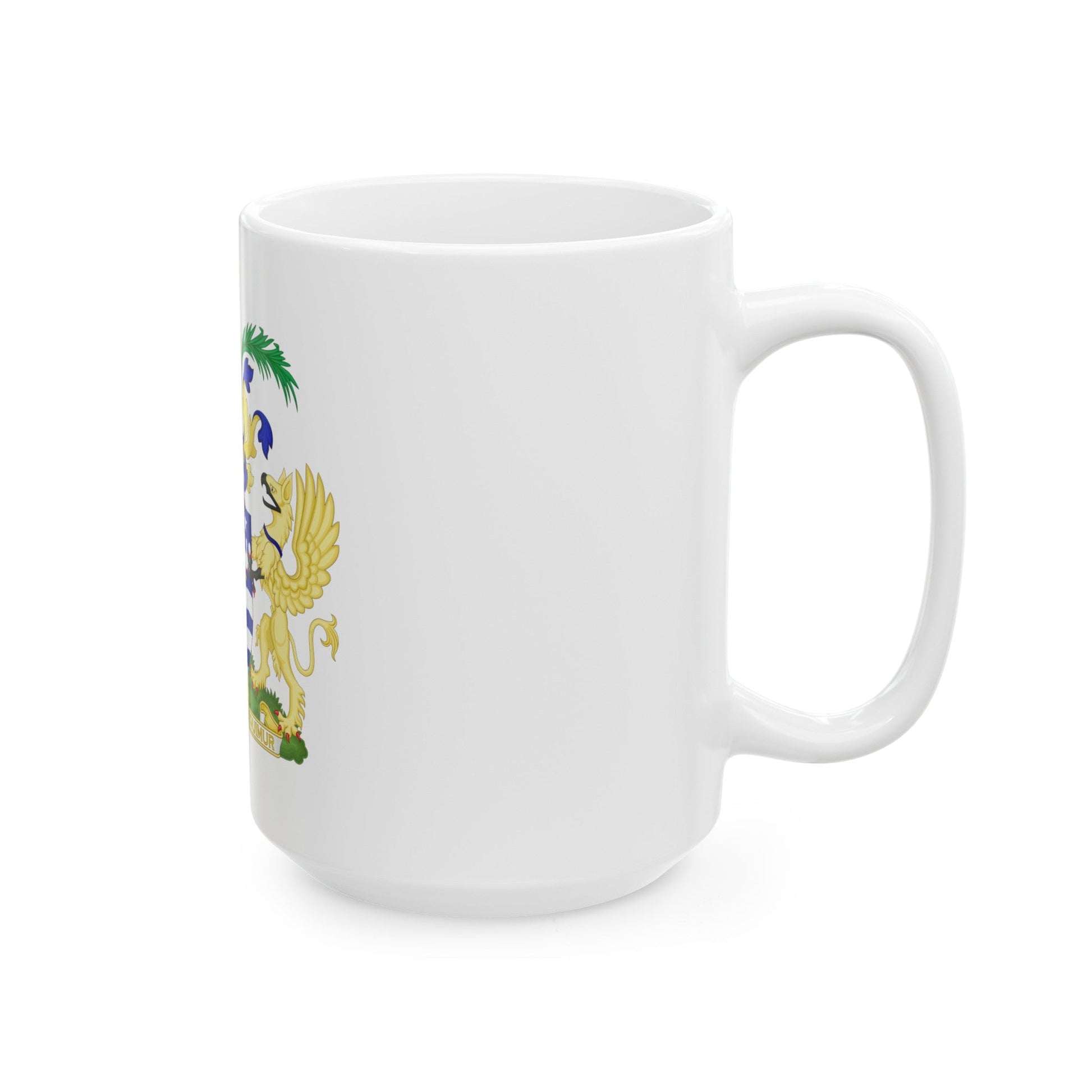 Coat of Arms Brisbane Australia - White Coffee Mug-The Sticker Space