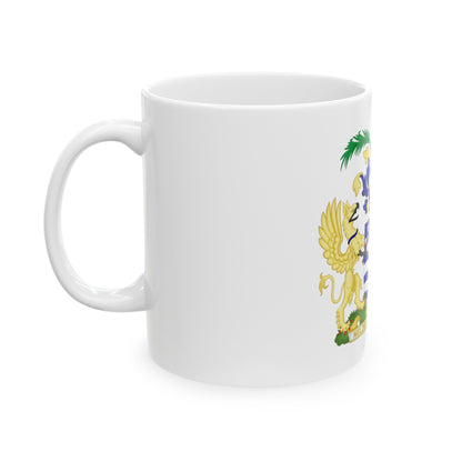 Coat of Arms Brisbane Australia - White Coffee Mug-The Sticker Space