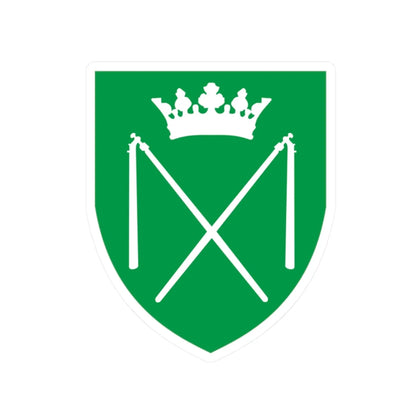 Coat of arms Brønderslev (Denmark) (Coat of Arms) STICKER Vinyl Kiss-Cut Decal 2 Inch White - The Sticker Space