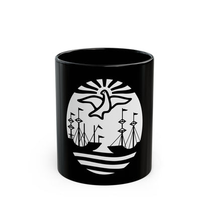 Coat of Arms Buenos Aires Argentina - Black Coffee Mug-11oz-The Sticker Space