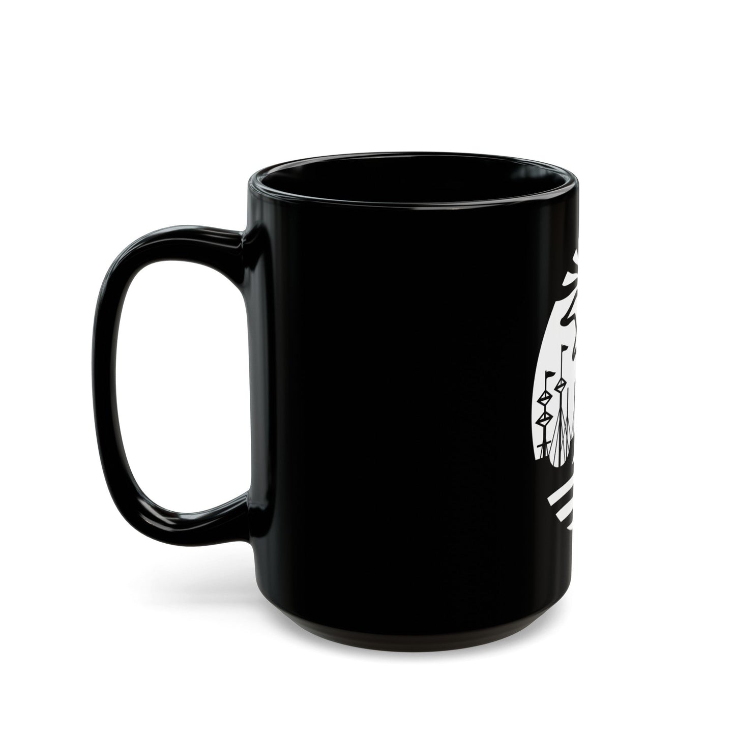 Coat of Arms Buenos Aires Argentina - Black Coffee Mug-The Sticker Space