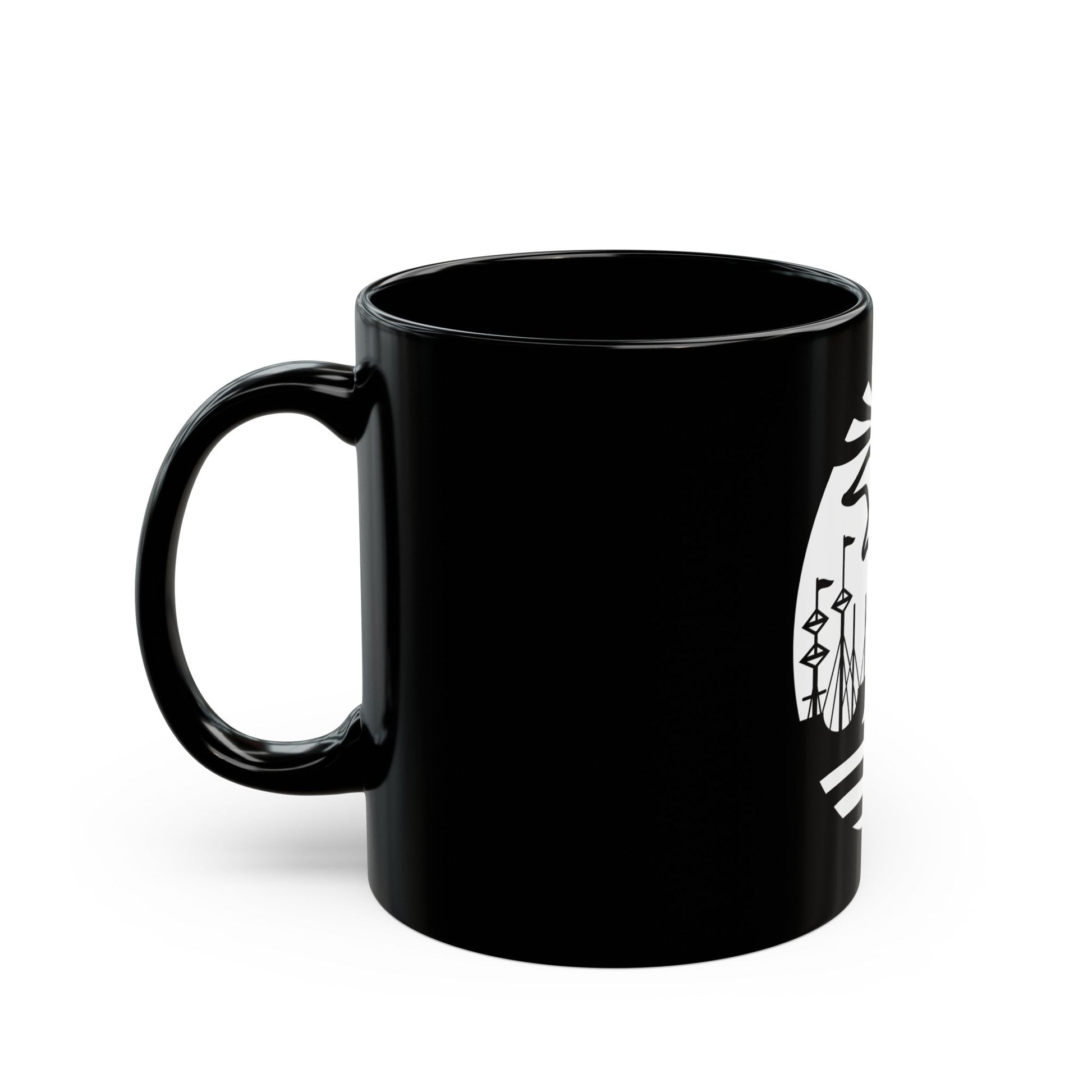 Coat of Arms Buenos Aires Argentina - Black Coffee Mug-The Sticker Space