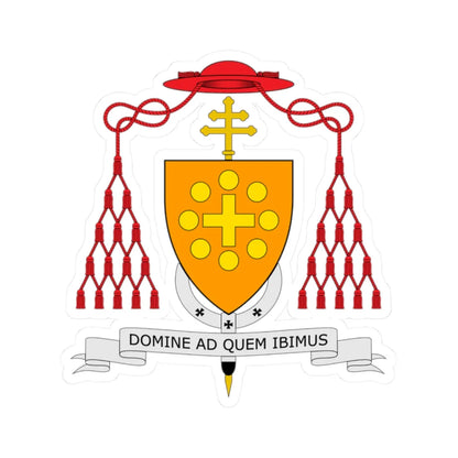 Coat of Arms card. T. A. Sarr (Senegal) (Coat of Arms) STICKER Vinyl Kiss-Cut Decal 2 Inch White - The Sticker Space