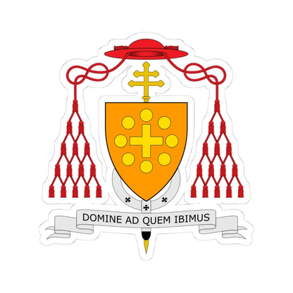 Coat of Arms card. T. A. Sarr (Senegal) (Coat of Arms) STICKER Vinyl Kiss-Cut Decal 4 Inch White - The Sticker Space