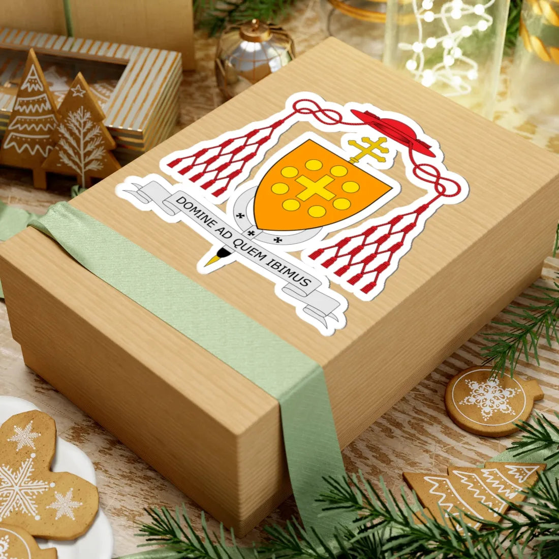 Coat of Arms card. T. A. Sarr (Senegal) (Coat of Arms) STICKER Vinyl Kiss-Cut Decal - The Sticker Space