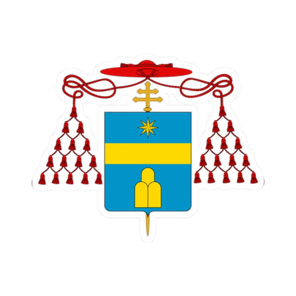 Coat of arms cardinal Albani (Italy) (Coat of Arms) STICKER Vinyl Kiss-Cut Decal 2 Inch White - The Sticker Space