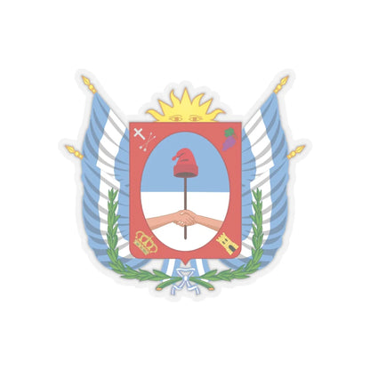 Coat of Arms Catamarca Argentina - STICKER Vinyl Kiss-Cut Decal 4 Inch Transparent - The Sticker Space
