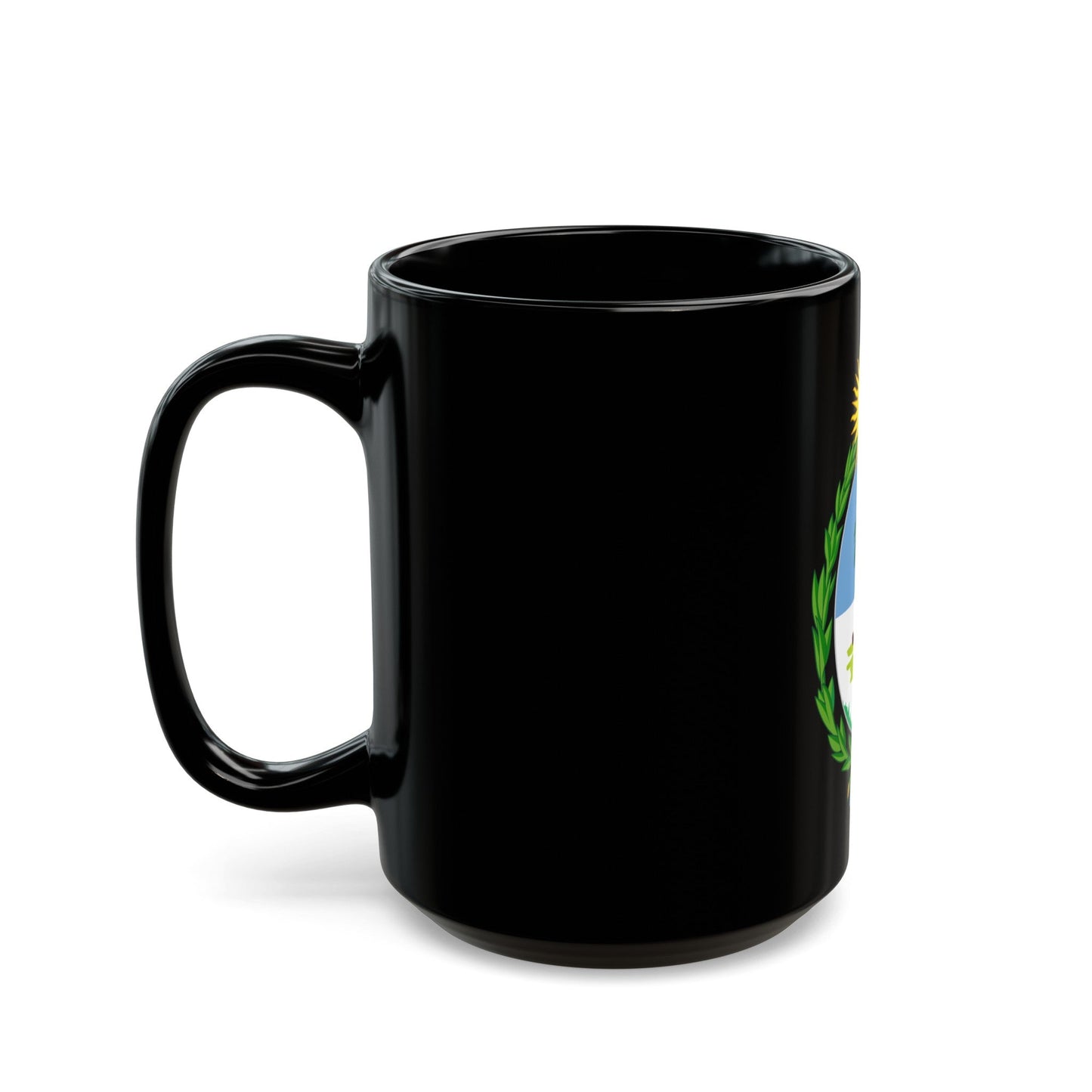 Coat of Arms Chaco Argentina - Black Coffee Mug-The Sticker Space