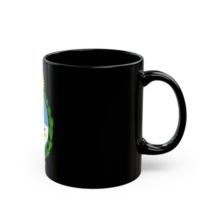 Coat of Arms Chaco Argentina - Black Coffee Mug-The Sticker Space