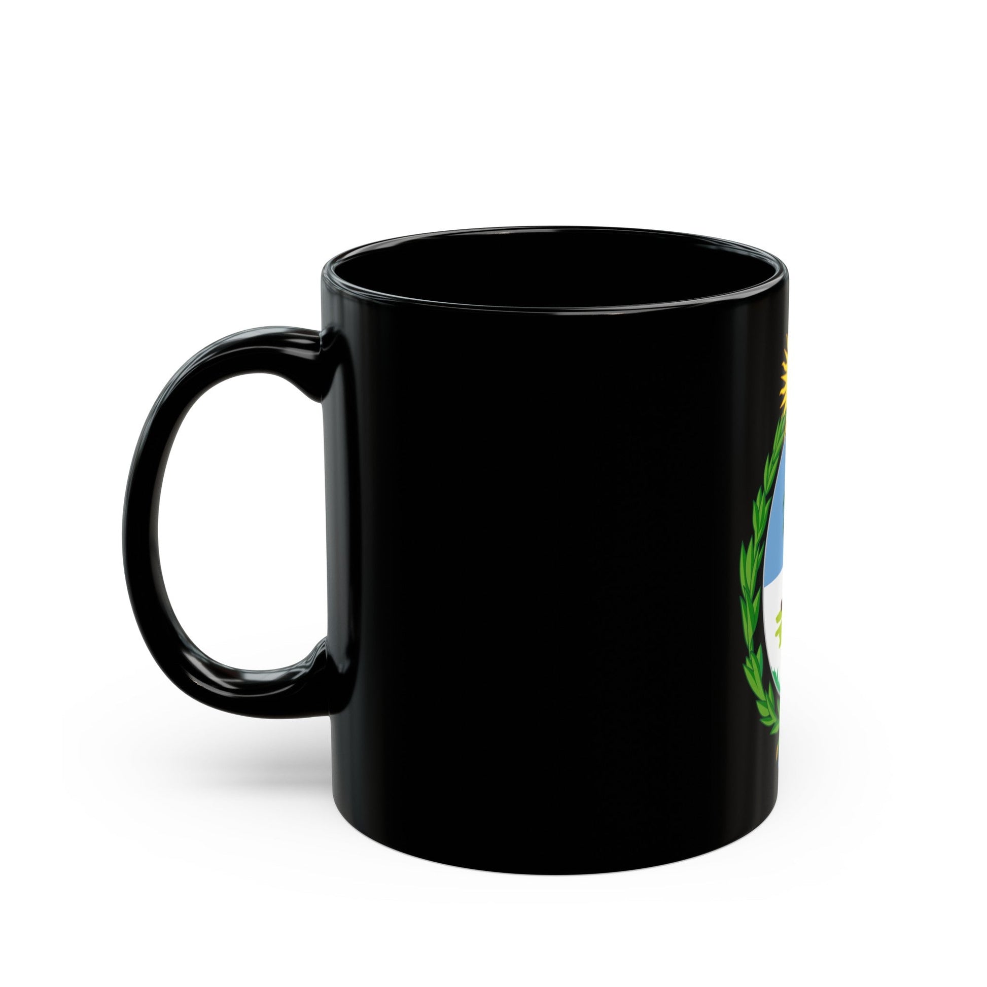 Coat of Arms Chaco Argentina - Black Coffee Mug-The Sticker Space