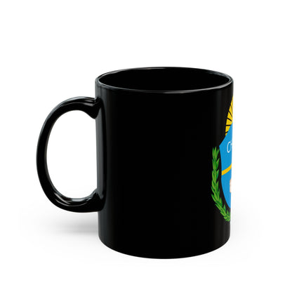 Coat of Arms Chubut Argentina - Black Coffee Mug-The Sticker Space