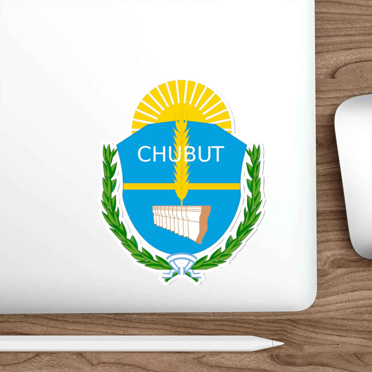 Coat of Arms Chubut Argentina STICKER Vinyl Die-Cut Decal-The Sticker Space