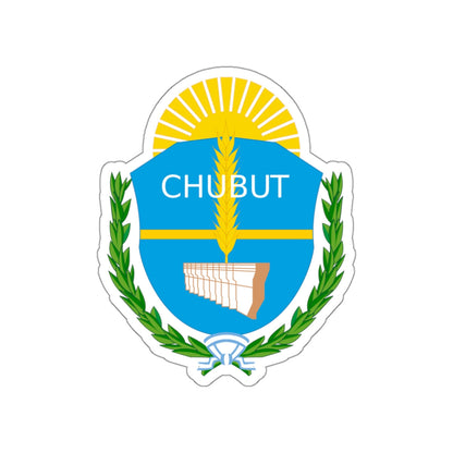 Coat of Arms Chubut Argentina STICKER Vinyl Die-Cut Decal-White-The Sticker Space