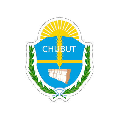 Coat of Arms Chubut Argentina STICKER Vinyl Die-Cut Decal-White-The Sticker Space