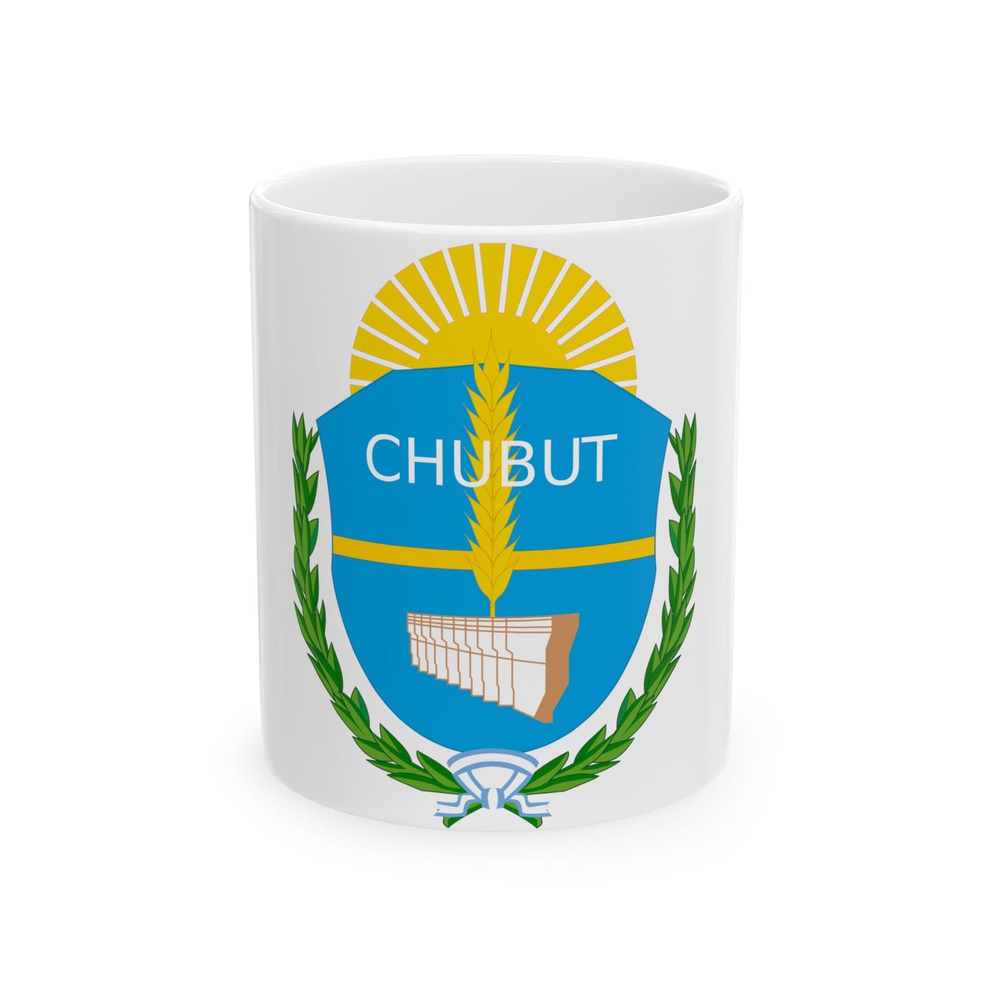 Coat of Arms Chubut Argentina - White Coffee Mug