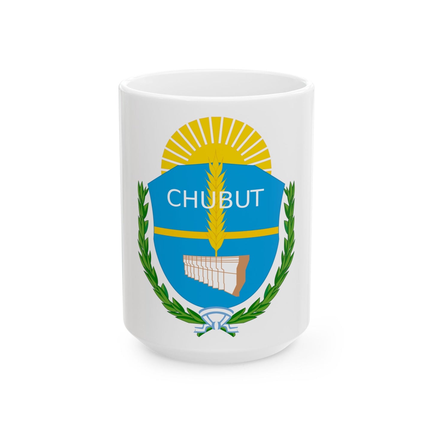 Coat of Arms Chubut Argentina - White Coffee Mug