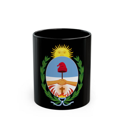 Coat of Arms Corrientes Argentina - Black Coffee Mug-11oz-The Sticker Space