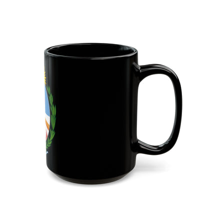 Coat of Arms Corrientes Argentina - Black Coffee Mug-The Sticker Space