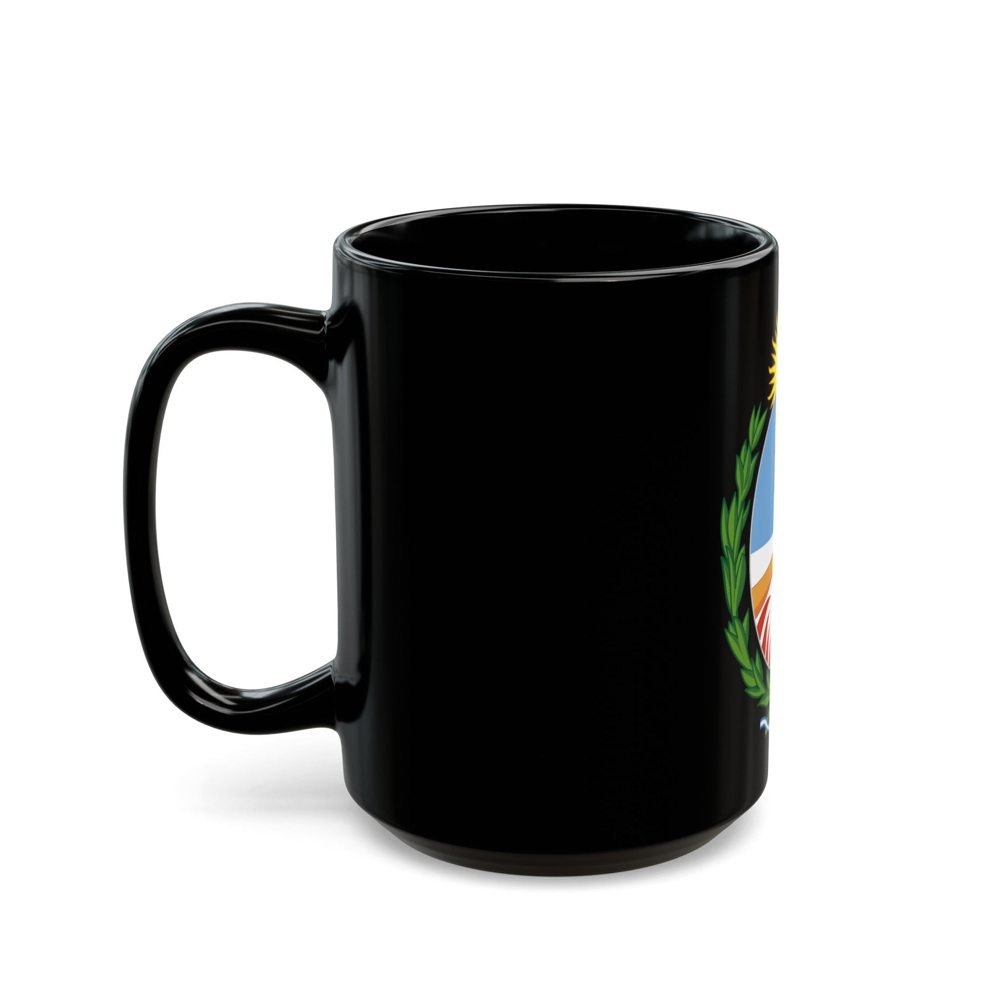 Coat of Arms Corrientes Argentina - Black Coffee Mug-The Sticker Space