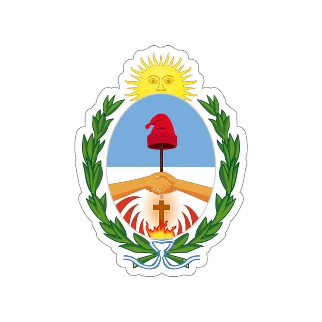 Coat of Arms Corrientes Argentina STICKER Vinyl Die-Cut Decal - The Sticker Space