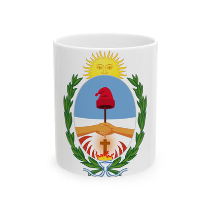 Coat of Arms Corrientes Argentina - White Coffee Mug-11oz-The Sticker Space