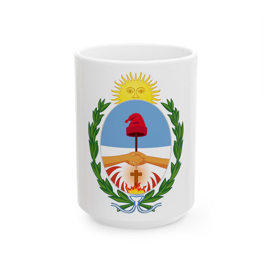 Coat of Arms Corrientes Argentina - White Coffee Mug-15oz-The Sticker Space