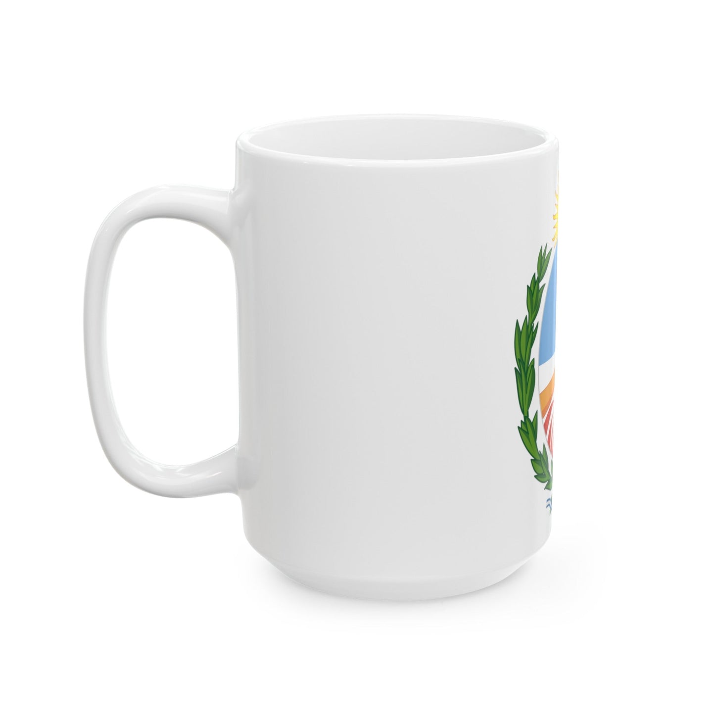 Coat of Arms Corrientes Argentina - White Coffee Mug-The Sticker Space