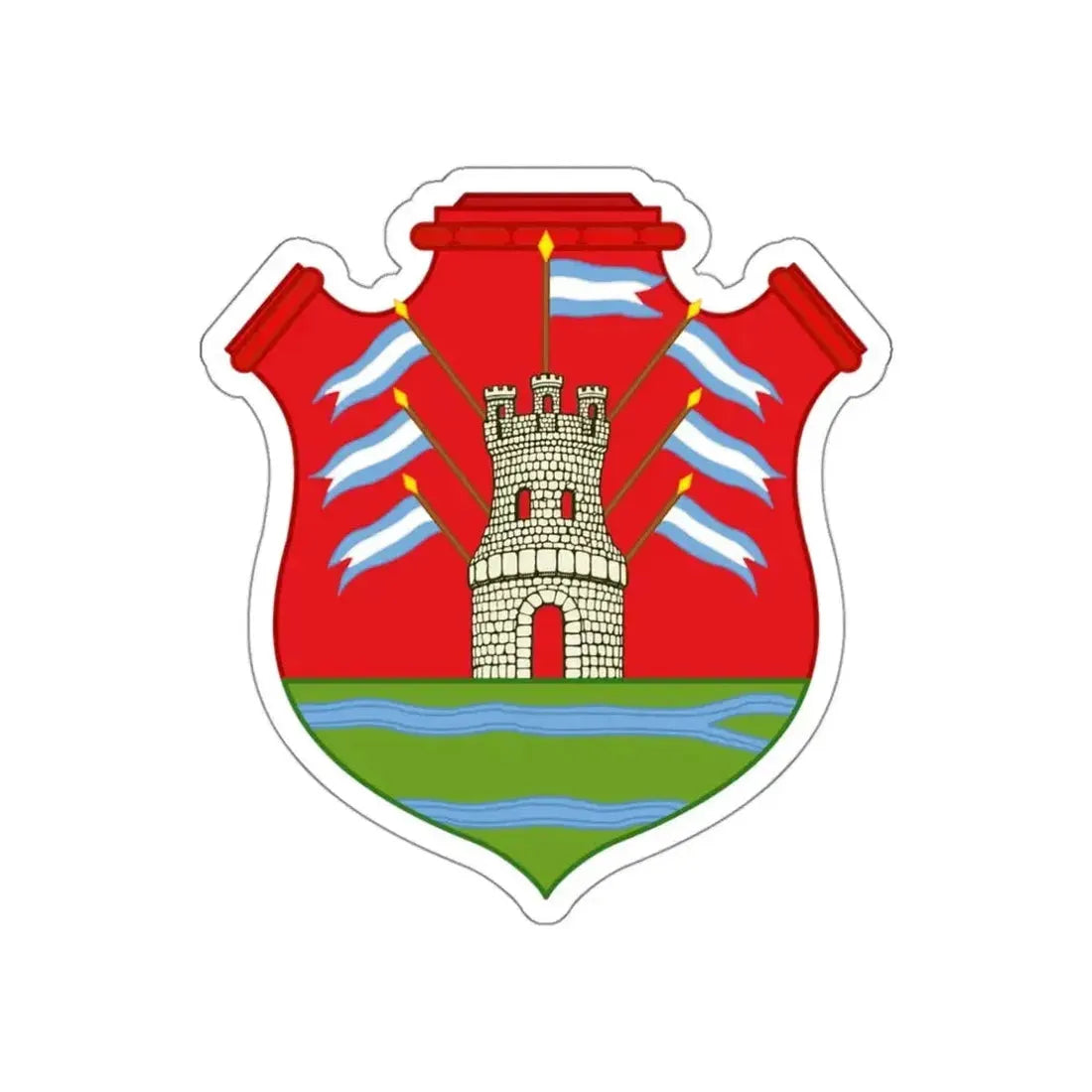 Coat of Arms Córdoba Argentina STICKER Vinyl Die-Cut Decal - The Sticker Space