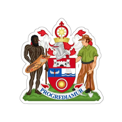 Coat of Arms Darwin Australia STICKER Vinyl Die-Cut Decal 3 Inch - The Sticker Space