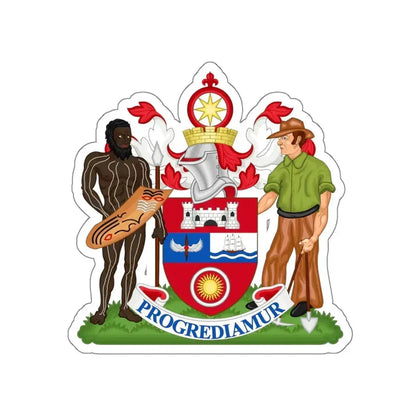 Coat of Arms Darwin Australia STICKER Vinyl Die-Cut Decal 4 Inch - The Sticker Space